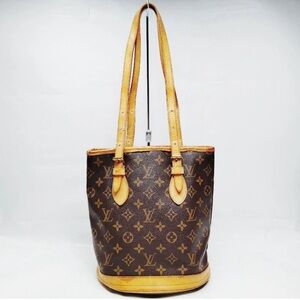 Louis Vuitton Monogram Tote with Tan Accents